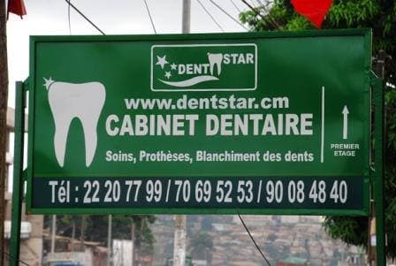 Cabinet dentaire - Plaque d'affichage